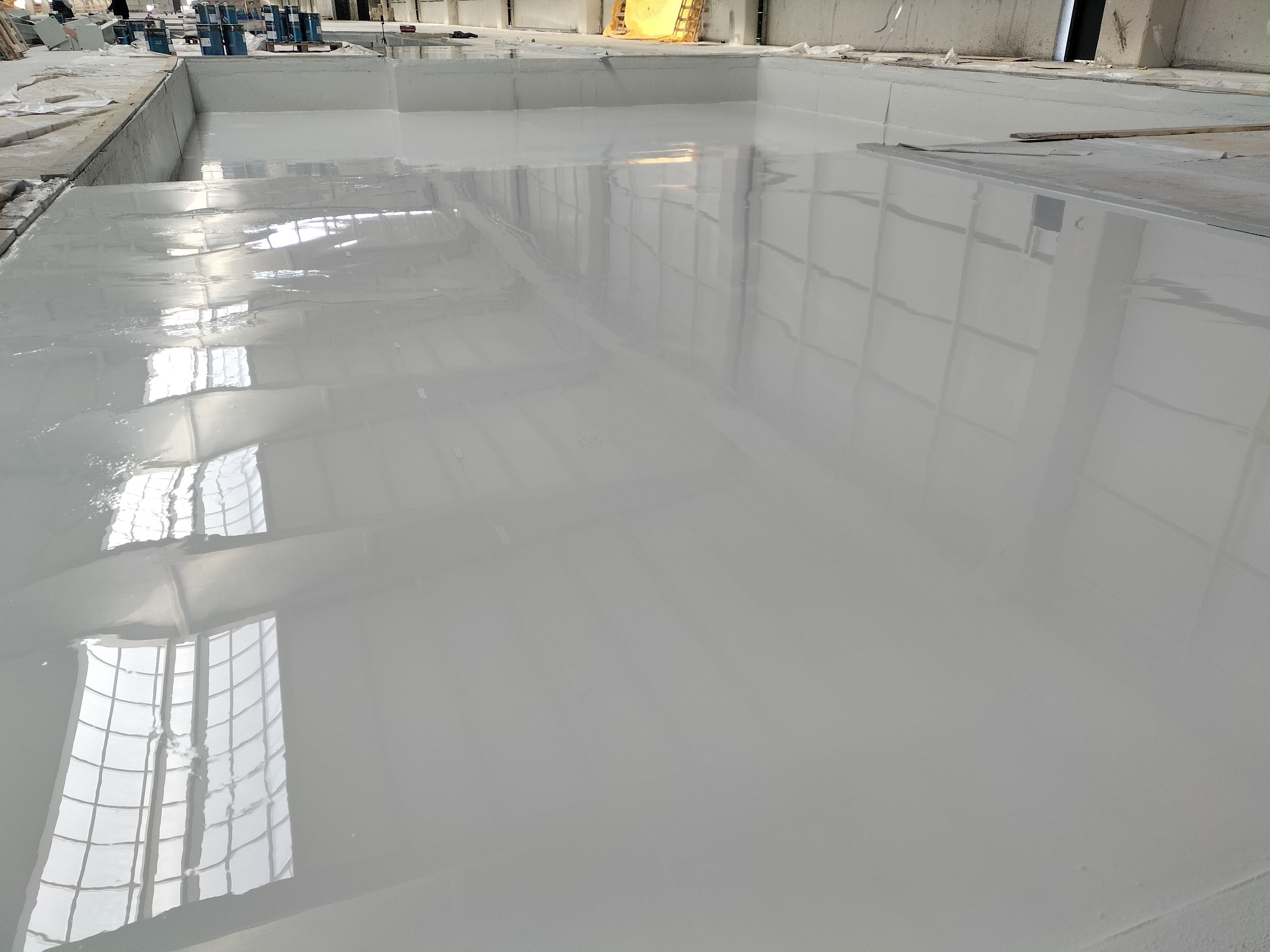 poliüretan zemin kaplama uygulaması